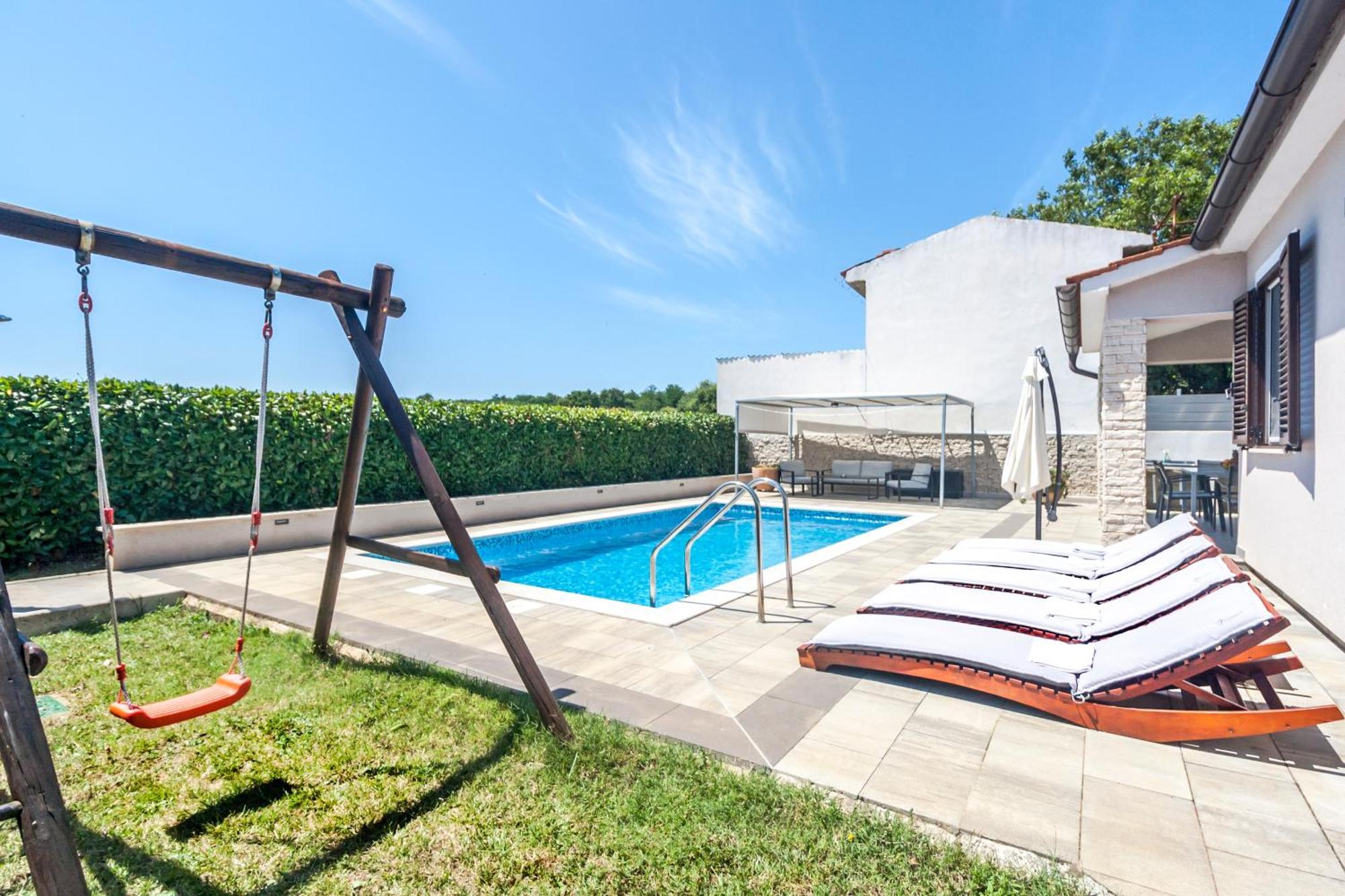 Gortan - Pool House For 7 Guests Near Pula Istria - Istrien Вилла Marcana